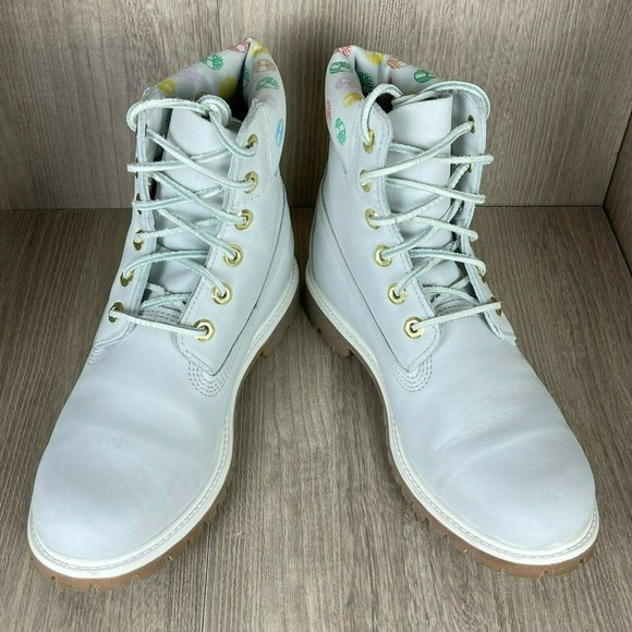 Timberland Signature Logo Lace Up Snow Boots 9.5 - Picture 5 of 11